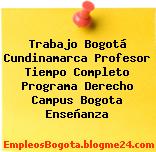 Trabajo Bogotá Cundinamarca Profesor Tiempo Completo Programa Derecho Campus Bogota Enseñanza