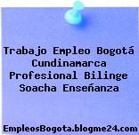 Trabajo Empleo Bogotá Cundinamarca Profesional Bilinge Soacha Enseñanza