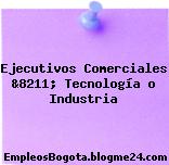 Ejecutivos Comerciales &8211; Tecnología o Industria