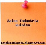 Sales Industria Quimica