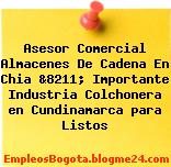 Asesor Comercial Almacenes De Cadena En Chia &8211; Importante Industria Colchonera en Cundinamarca para Listos