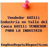 Vendedor &8211; Industria en Valle del Cauca &8211; VENDEDOR PARA LA INDUSTRIA