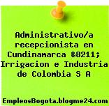 Administrativo/a recepcionista en Cundinamarca &8211; Irrigacion e Industria de Colombia S A