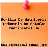 Auxilia De Matricería Industria De Estufas Continental Sa