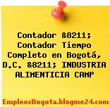 Contador &8211; Contador Tiempo Completo en Bogotá, D.C. &8211; INDUSTRIA ALIMENTICIA CAMP