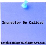 Inspector De Calidad