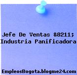 Jefe De Ventas &8211; Industria Panificadora