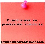 Planificador de producción industria