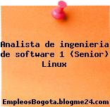 Analista de ingenieria de software 1 (Senior) Linux