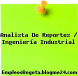 Analista De Reportes / Ingeniería Industrial