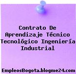 Contrato De Aprendizaje Técnico Tecnológico Ingeniería Industrial