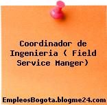 Coordinador de Ingenieria ( Field Service Manger)