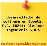 Desarrollador de software en Bogotá, D.C. &8211; Civilnet Ingenieria S.A.S