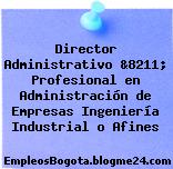 Director Administrativo &8211; Profesional en Administración de Empresas Ingeniería Industrial o Afines