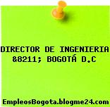 DIRECTOR DE INGENIERIA &8211; BOGOTÁ D.C