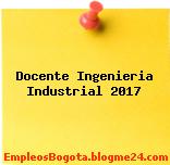 Docente Ingenieria Industrial 2017