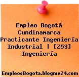 Empleo Bogotá Cundinamarca Practicante Ingeniería Industrial | [Z53] Ingeniería
