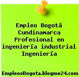 Empleo Bogotá Cundinamarca Profesional en ingeniería industrial Ingeniería