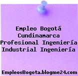 Empleo Bogotá Cundinamarca Profesional Ingeniería Industrial Ingeniería