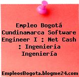 Empleo Bogotá Cundinamarca Software Engineer I : Net Cash : Ingenieria Ingeniería