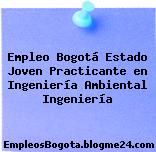 Empleo Bogotá Estado Joven Practicante en Ingeniería Ambiental Ingeniería