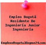 Empleo Bogotá Residente De Ingeniería Junior Ingeniería