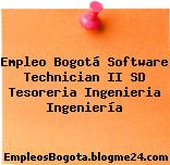 Empleo Bogotá Software Technician II SD Tesoreria Ingenieria Ingeniería