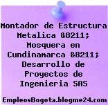 Montador de Estructura Metalica &8211; Mosquera en Cundinamarca &8211; Desarrollo de Proyectos de Ingenieria SAS