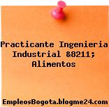 Practicante Ingenieria Industrial &8211; Alimentos