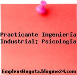 Practicante Ingeniería Industrial: Psicología