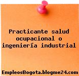 Practicante salud ocupacional o ingeniería industrial