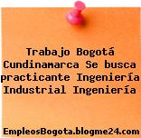 Trabajo Bogotá Cundinamarca Se busca practicante Ingeniería Industrial Ingeniería