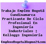 Trabajo Empleo Bogotá Cundinamarca Practicante De Ciclo Profesional En Ingeniería Industriales : Kelloggs Ingeniería