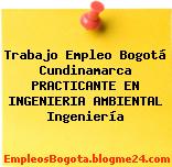 Trabajo Empleo Bogotá Cundinamarca PRACTICANTE EN INGENIERIA AMBIENTAL Ingeniería