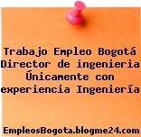 Trabajo Empleo Bogotá Director de ingenieria Únicamente con experiencia Ingeniería