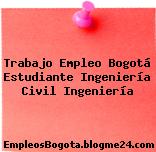 Trabajo Empleo Bogotá Estudiante Ingeniería Civil Ingeniería