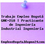 Trabajo Empleo Bogotá GNK-210 | Practicante de Ingeniería Industrial Ingeniería