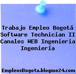 Trabajo Empleo Bogotá Software Technician II Canales WEB Ingenieria Ingeniería