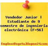 Vendedor Junior | Estudiante de 9 semestre de ingeniería electrónica [F-56]