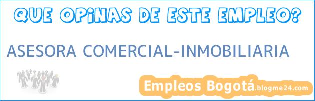 ASESORA COMERCIAL-INMOBILIARIA