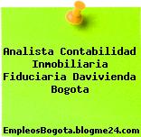 Analista Contabilidad Inmobiliaria Fiduciaria Davivienda Bogota