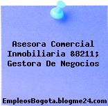 Asesora Comercial Inmobiliaria &8211; Gestora De Negocios