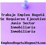Trabajo Empleo Bogotá Se Requieren Ejecutivo Junio Sector Inmobiliaria Inmobiliaria