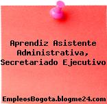 Aprendiz Asistente Administrativa, Secretariado Ejecutivo