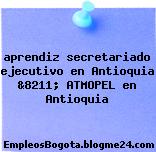 aprendiz secretariado ejecutivo en Antioquia &8211; ATMOPEL en Antioquia