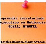aprendiz secretariado ejecutivo en Antioquia &8211; ATMOPEL