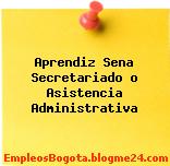 Aprendiz Sena Secretariado o Asistencia Administrativa