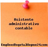 Asistente administrativo contable