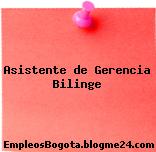Asistente de Gerencia Bilinge