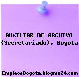 AUXILIAR DE ARCHIVO (Secretariado), Bogota